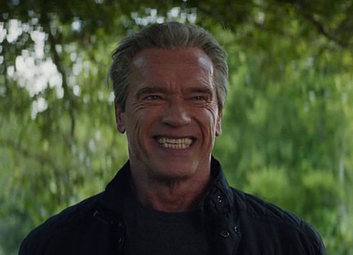 Create meme: terminator genesis schwarzenegger's smile, Arnold Schwarzenegger , terminator Schwarzenegger