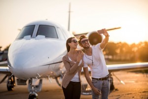Create meme: couple in private jet, private jet