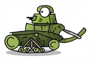 Создать мем: легкий танк, танк мс 1, танки мульт