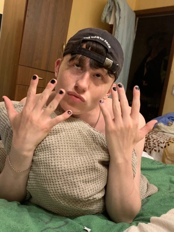 Create meme: guy , Nails are a trend, nails 