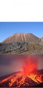Create meme: volcanic eruption, erupting volcano, the volcano