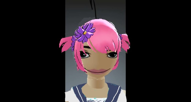 Create meme: Sakura from yandere simulator, simulator andere, andere 