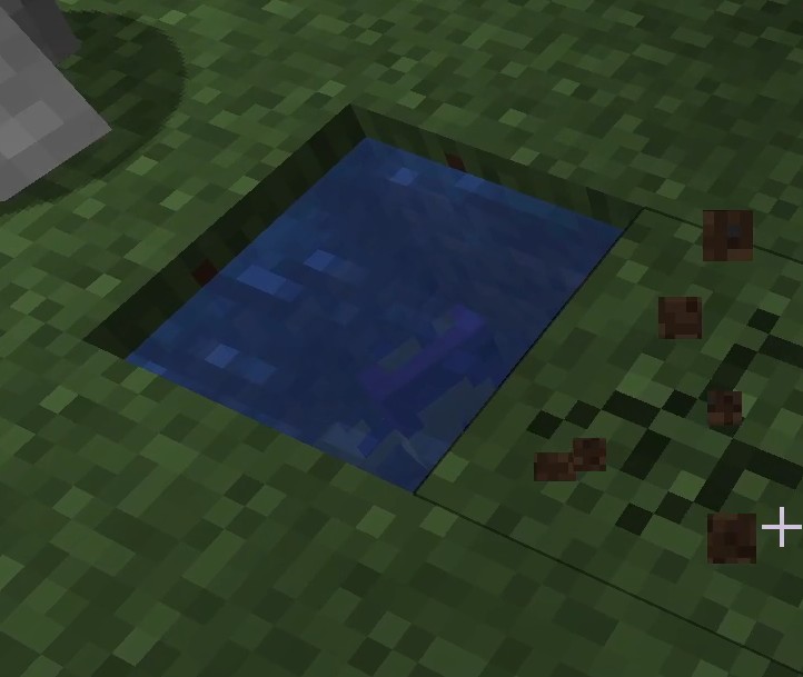 Create meme: an endless source of water in Minecraft, water in minecraft, Endless water source in Minecraft