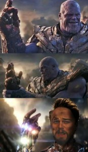 Create meme: Avengers finale Thanos, Thanos the Avengers, the Avengers Thanos the final click