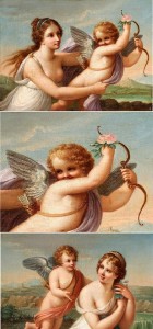 Create meme: painting or sculpture, Eros picture, Cupid shooting from bow