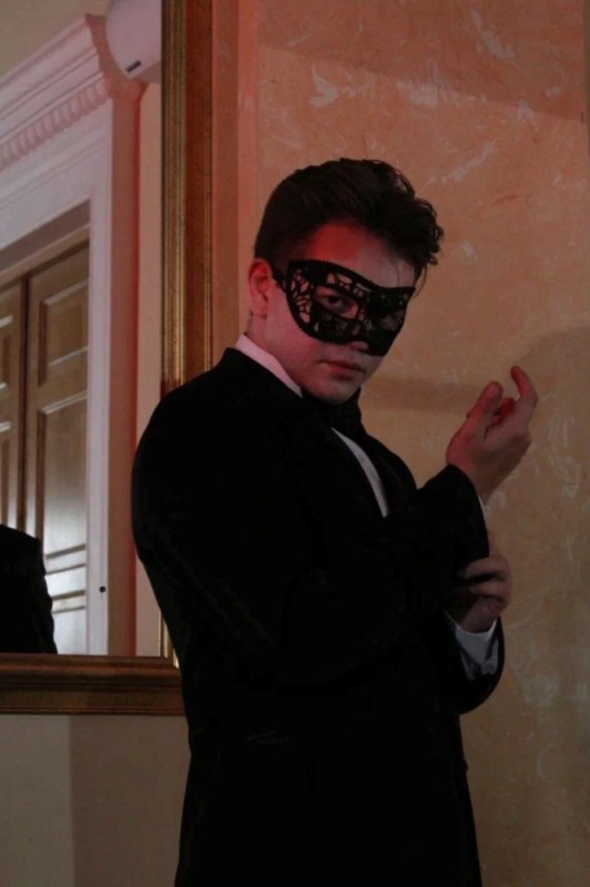 Create meme: people , male , Christian grey in the mask