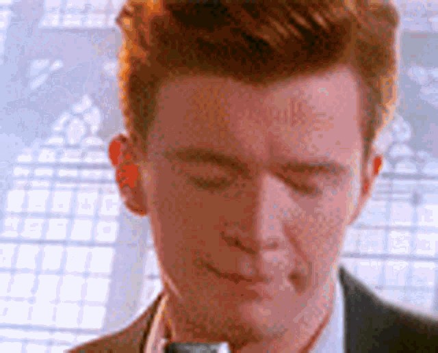 Создать мем: рикролл, never gonna give you up майнкрафт, never gonna give you up