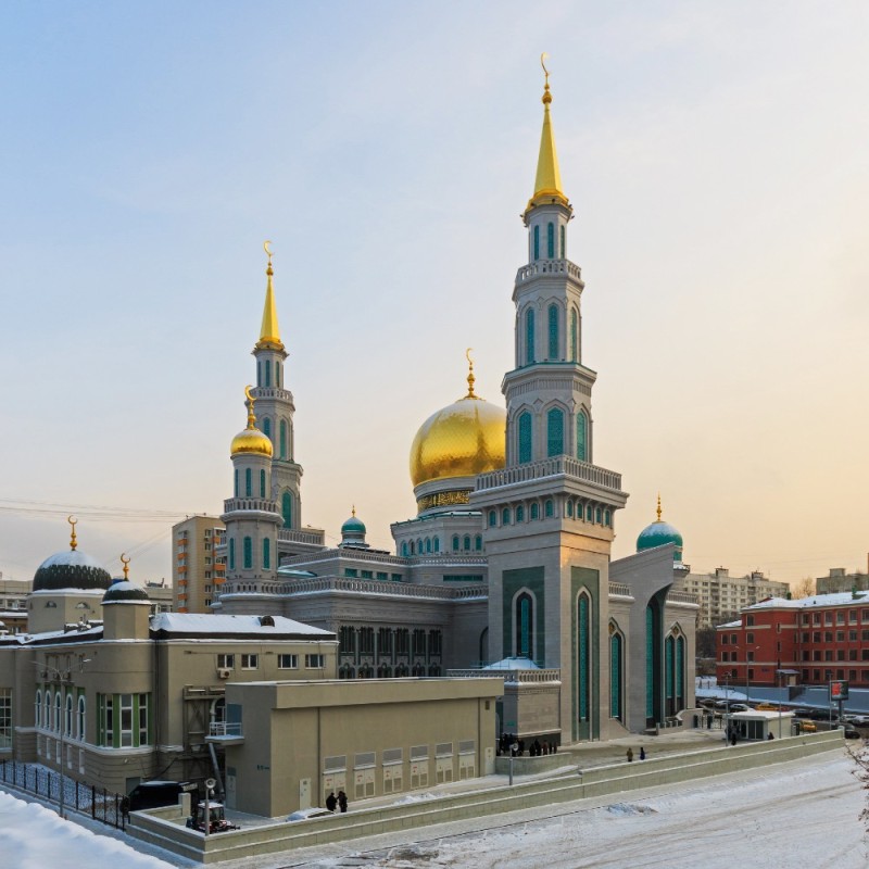 Создать мем: московская соборная мечеть москва, москва мечеть, соборная мечеть
