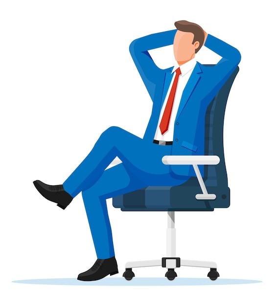 Create meme: the man in the chair, a man is sitting in a chair vector, a man is sitting on a chair