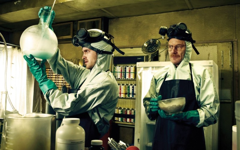 Create meme: breaking bad TV series, breaking bad laboratory, breaking bad walter