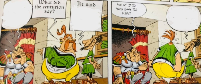 Create meme: Obelix, comics , asterix and obelix comics