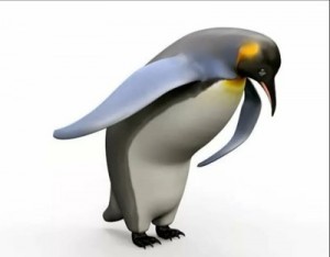 Create meme: penguin , penguin bird, the bowing penguin