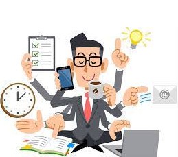 Create meme: time management , manager illustration, work efficiency