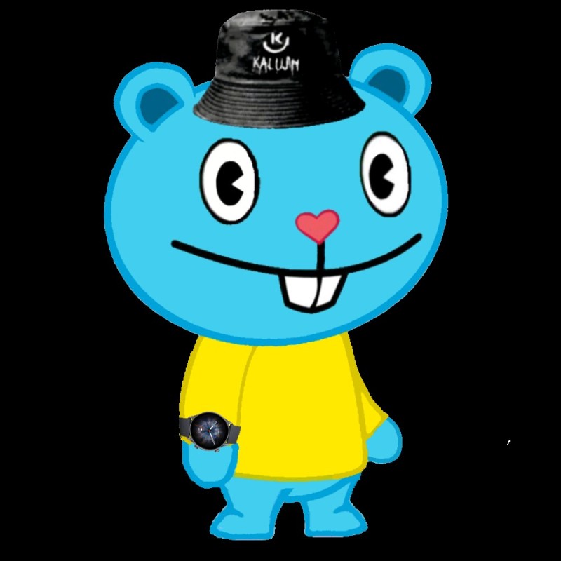 Create meme: happy tree friends , flippy happy tree friends, happy three friends fanon