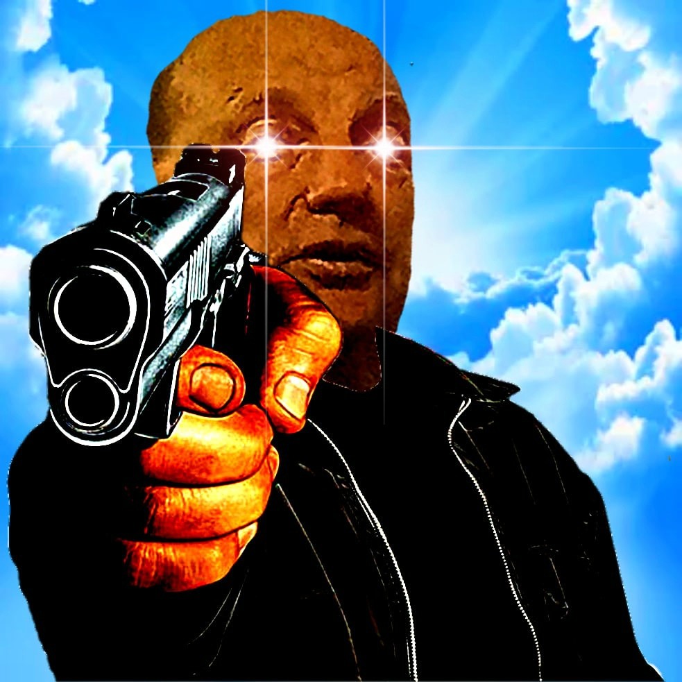 Create Meme True Crime Screensaver On Your Desktop Hand With Gun Png Pictur...
