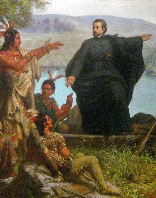 Create meme: Jacques Marquette, St. Francis of Assisi, illustration