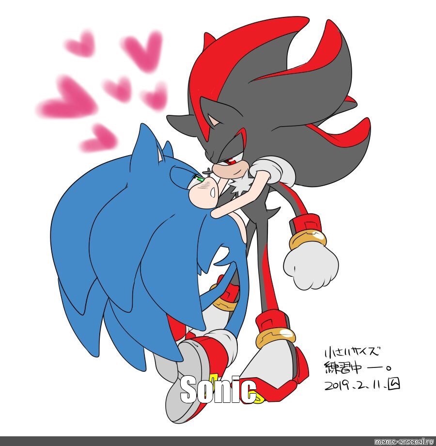 SONADOW (sonic seme X shadow uke)