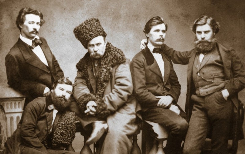 Create meme: Cyril and Methodius Brotherhood, taras grigorovich shevchenko, Taras Shevchenko and the Cyril and Methodius Brotherhood, 1859
