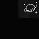 Создать мем: обои на телефон тумблер черные, космос гиф тумблер, сатурн на черном фоне