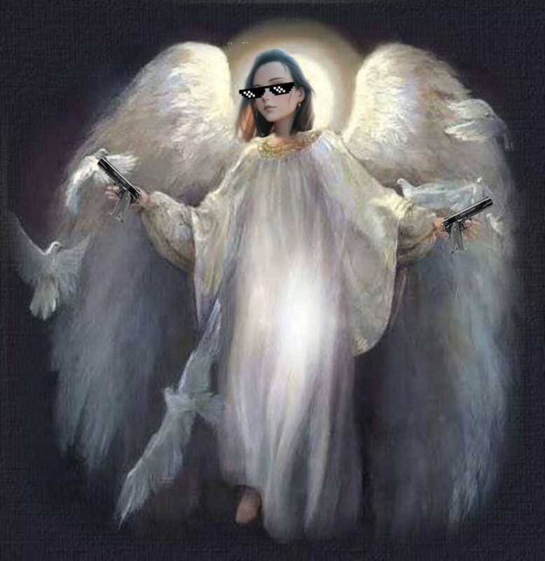 Create meme: angel , angel angel, the guardian angel