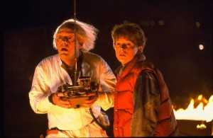 Create meme: back to the future 1985, daylight, Emmett brown