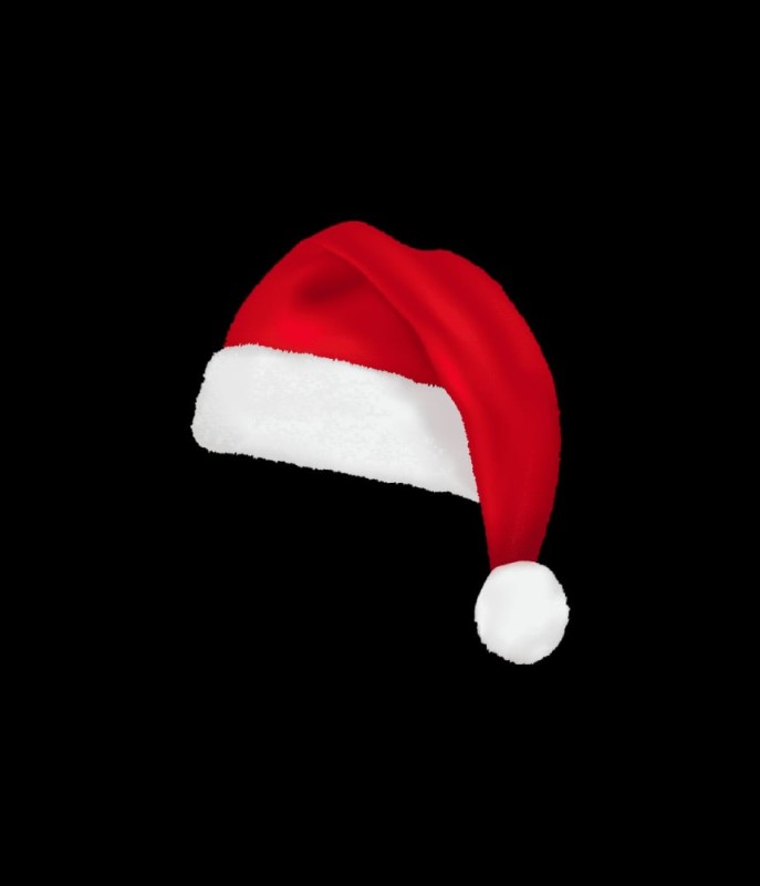 Create meme: New Year's hat chromakey, pixel Christmas hat, Santa claus hat