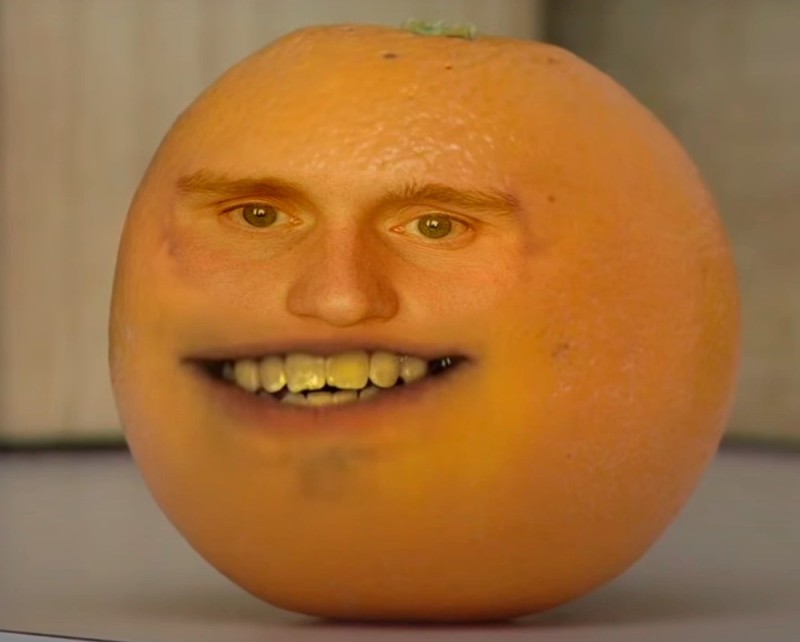 Создать мем: надоедливый апельсин яблоко, надоедливый апельсин апельсин, бесячий апельсин