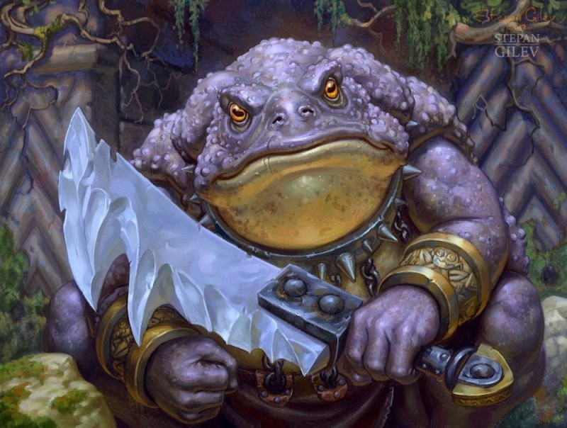 Create meme: toad art, The toadman is the king, Berserk Heroes card game