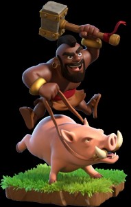 Create meme: bell piano, hog rider bell piano, clash of clans