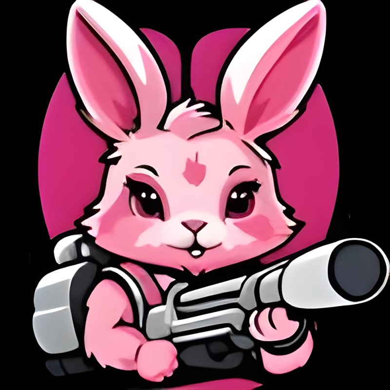 Create meme: gaming bunny, anime, The bunny game