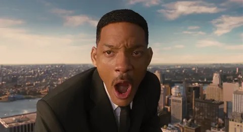 Create meme: will Smith , Will Smith Men in Black 1, men in black 3