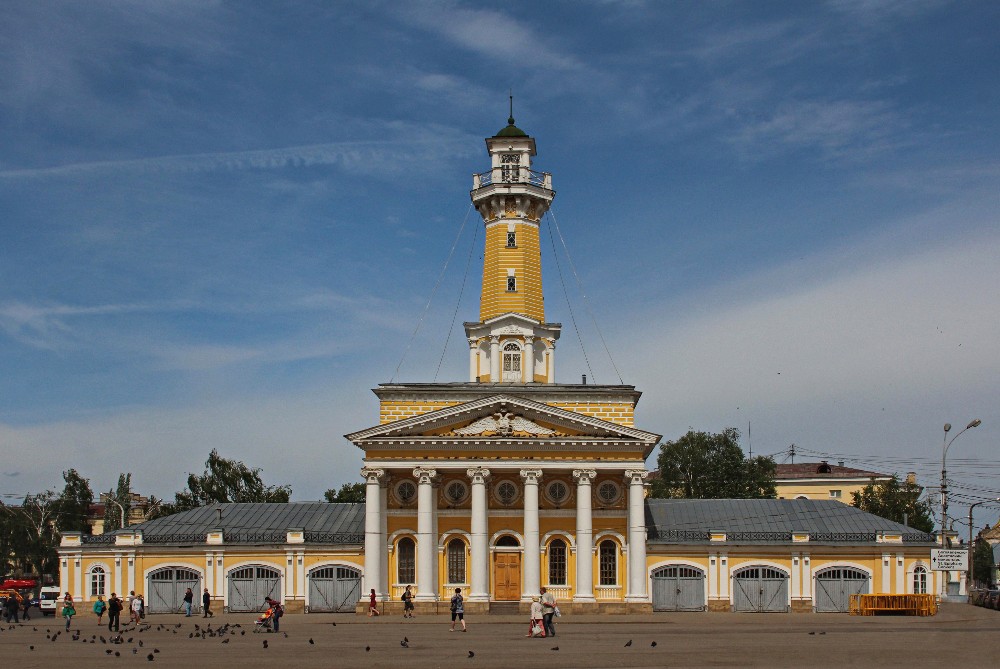 Создать мем: каланча, пожарная каланча, костромская пожарная каланча