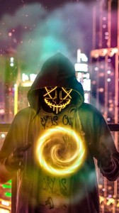 Create meme: mask hood, neon mask, neon mask