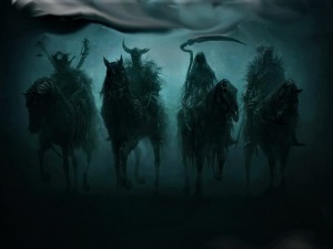 Create meme: the horsemen of the Apocalypse, the four horsemen of the Apocalypse