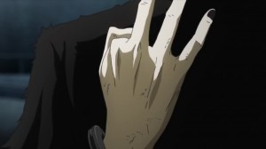 Create meme: Tokyo ghoul, Tokyo ghoul fingers, the Kaneko Ken fingers