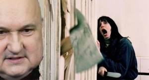 Create meme: the shining film the axe, the shining film 1980 meme, the shining movie 1980 the time with the axe