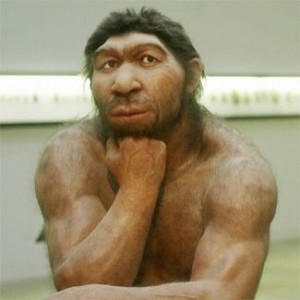 Создать мем: задумчивый неандерталец, неандерталец думает, смешной неандерталец