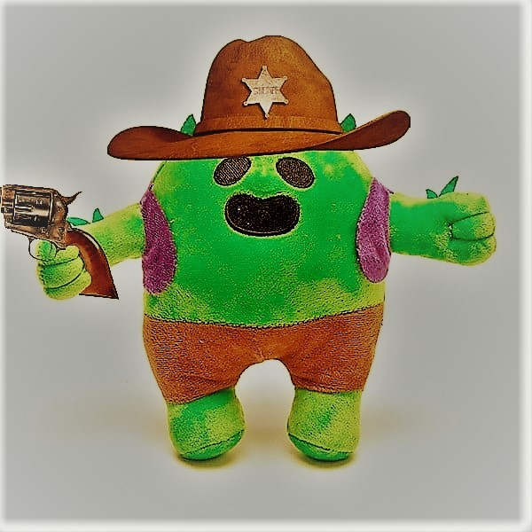 Create meme: soft toy spike brawl stars, pablo brave stars, spike brave stars toy