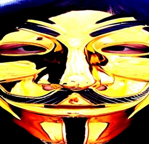 Создать мем: гай фокс золотая маска, анонимус кондор маска золотая, маска гая фокса