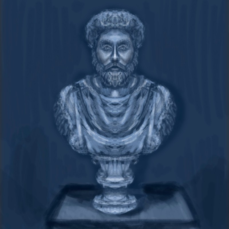 Create meme: illustration, bust of Marcus Aurelius, Marcus Aurelius bust