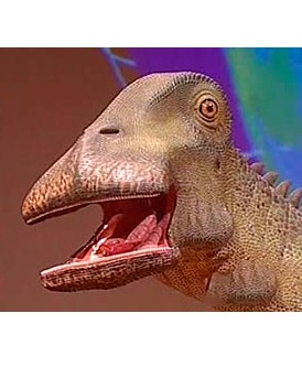 Создать мем: динозавр с 5000 зубами, динозавр нигерзавр, динозавр