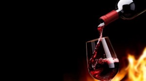 Create meme: wine, wine fun, a glass of red wine on dark background