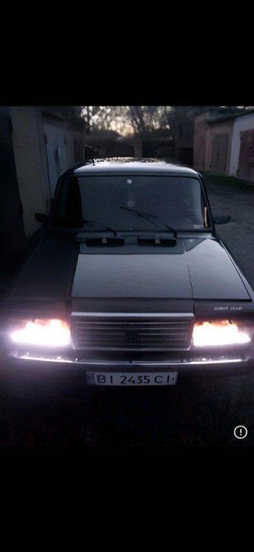 Создать мем: lada 2107 2005, ваз-2107, тюнинг передних фар ваз 2107