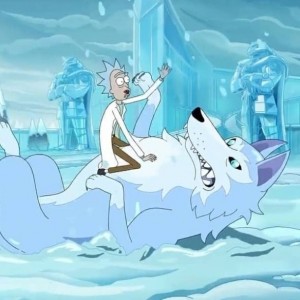 Создать мем: снежный король, рик и морти, рик и морти 6 сезон сыендук