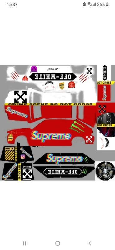 Create meme: skins for a car in russian rider on vaz 2114, skins for rcd on vaz 2107, nascar papercraft