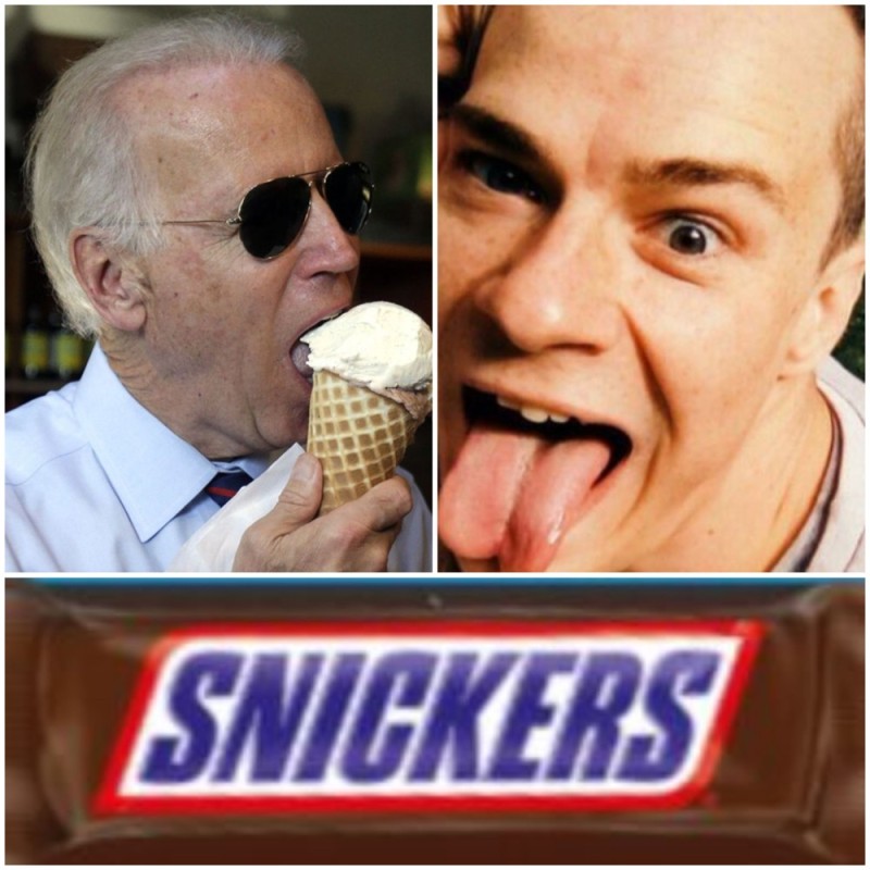 Create meme: biden with ice cream, Joe biden ice cream, biden ice cream