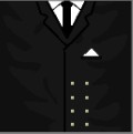 Create meme: the picture is a jacket and a tie, the Tux avatar, suit t shirt roblox