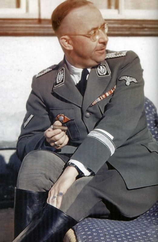 Create meme: Reichsfuhrer SS Heinrich Himmler, Himmler Goebbels goering, Himmler