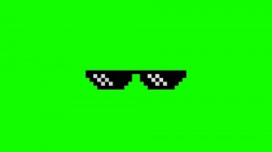 Create meme: cool sunglasses, pixel glasses
