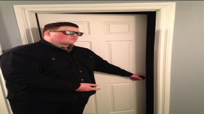 Create meme: guard , the door meme, MEM guard